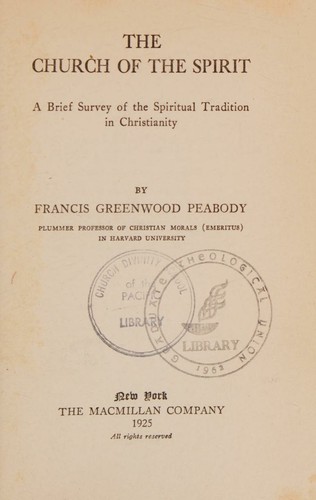 the church of the spirit