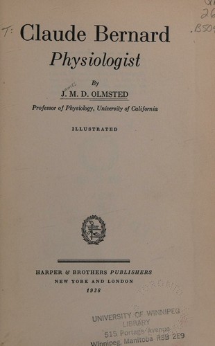 Claude Bernard, physiologist