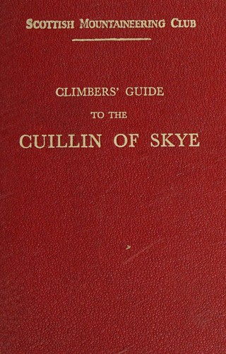 Climbing Guide to the Cuillin of Skye