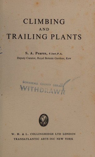Climbing and trailing plants