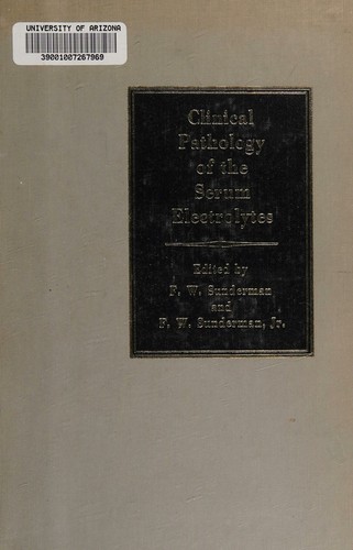Clinical pathology of the serum electrolytes