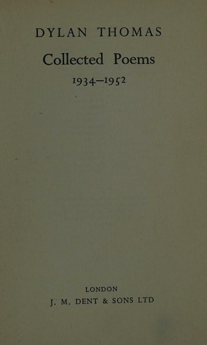 Collected Poems, 1934 to 1952