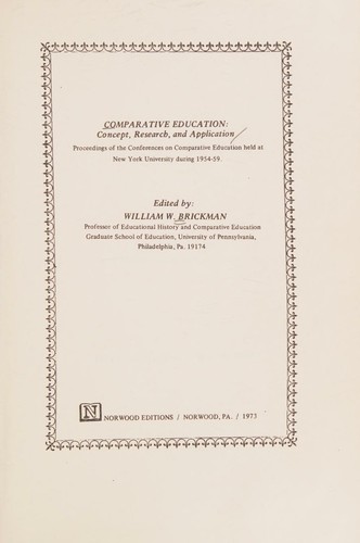 Comparative education