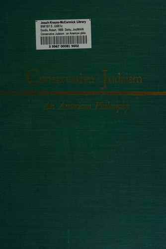Conservative Judaism