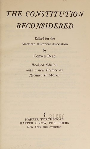 Constitution Reconsidered
