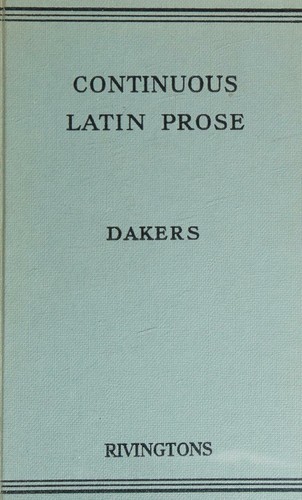 Continuous Latin Prose