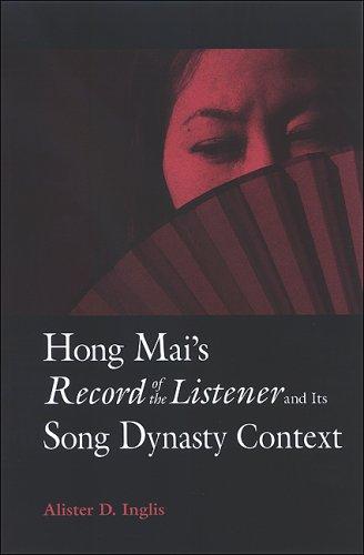 Hong Mai's Record of the Listener and Its Song Dynasty Context (Suny Series in Chinese Philosophy and Culture)