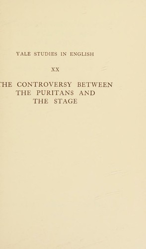 The controversy between the Puritans and the stage