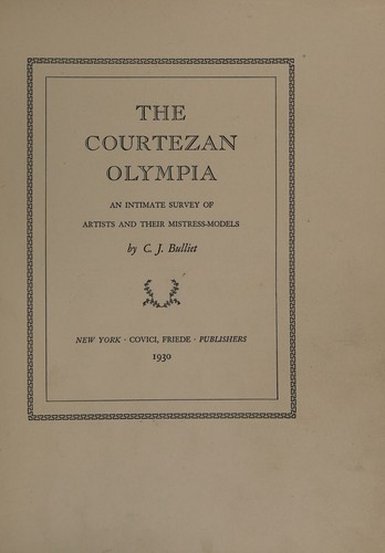 The courtezan Olympia