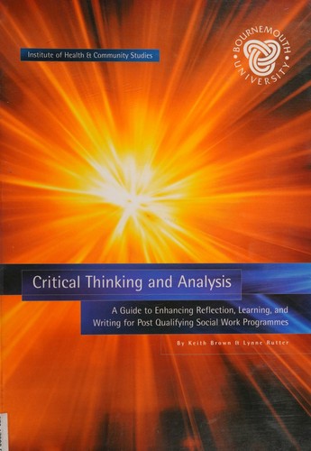 Critical thinking and analysis