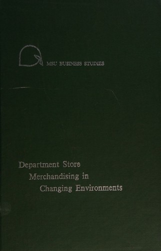Department store merchandising in changing environments