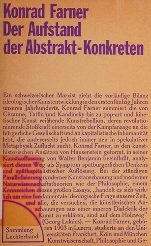 Der Aufstand der Abstrakt-Konkreten