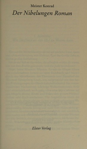 Der Nibelungen Roman
