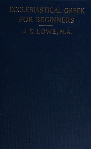 Ecclesiastical Greek for Beginners