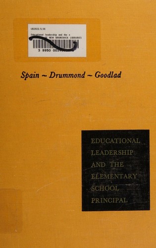 Educational leadership and the elementary school principal