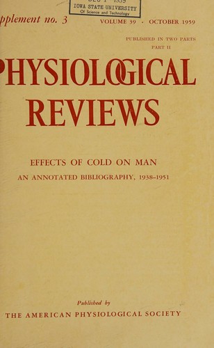 Effects of cold on man