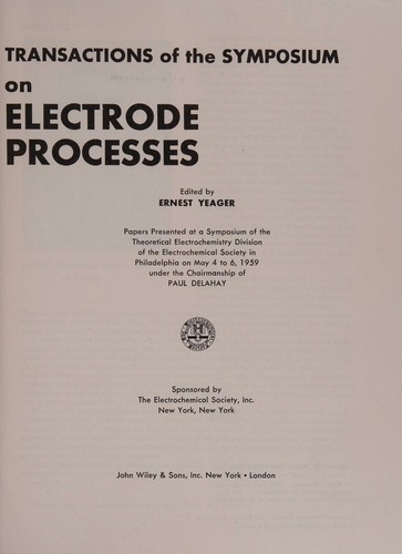 Electrode processes
