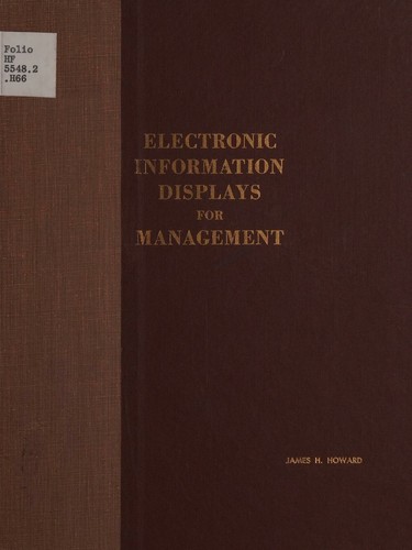 Electronic information displays for management