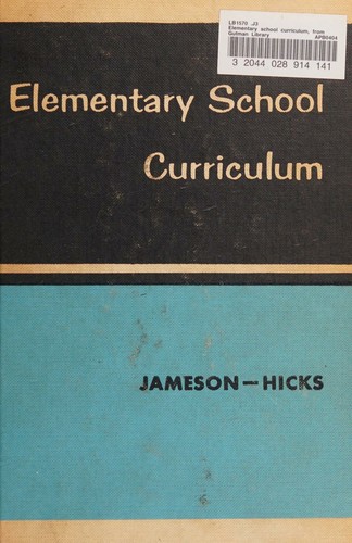 Elementary school curriculum,