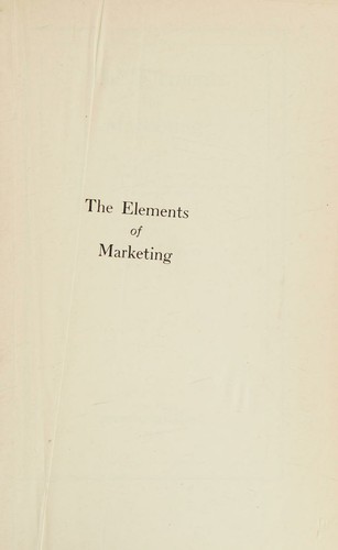 Elements of Marketing