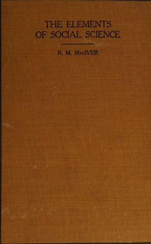 The elements of social science