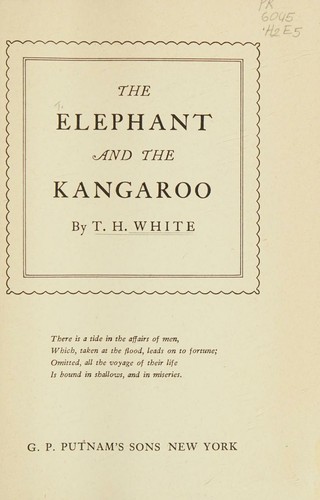 The elephant and the kangaroo