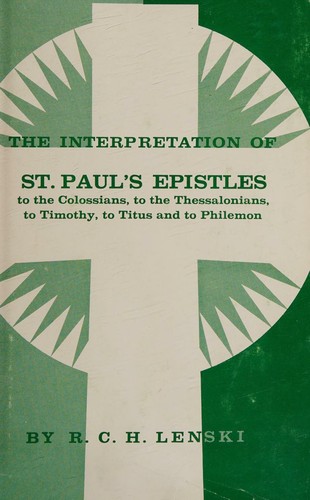 The Epistle of St. Paul to Philemon