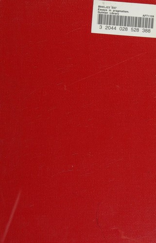 Essays In Pragmatism