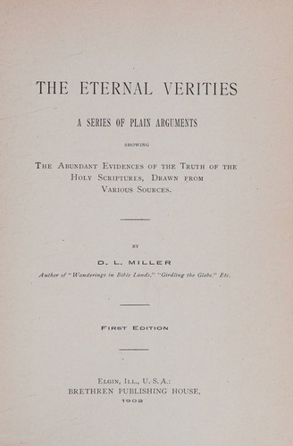 The Eternal Verities