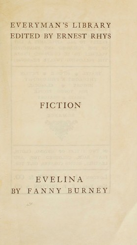 Evelina (Everyman's library)