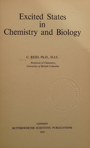 Excited states in chemistry and biology