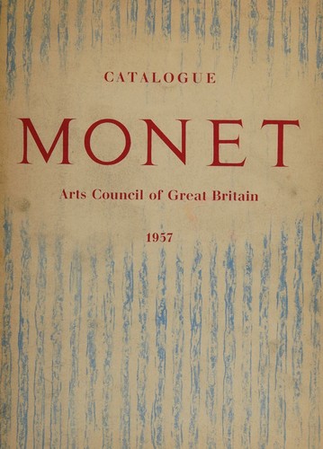 AN EXHIBITION OF PAINTINGS CLAUDE MONET