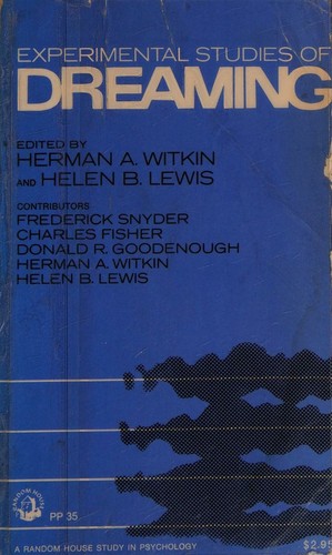 Experimental Studies of Dreaming
