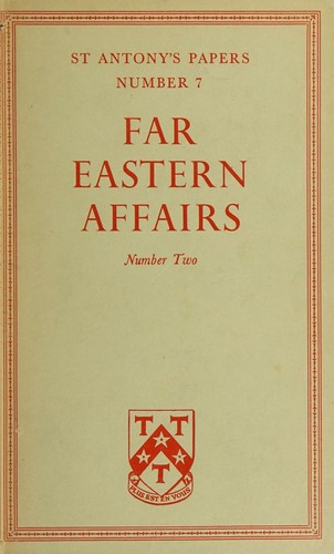 Far Eastern Affairs. Numer Two.