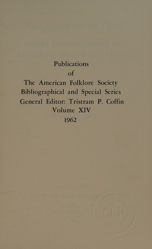 Folklore in Action Bibliographical and Special Series Volume XIV