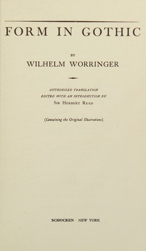 Form in Gothic