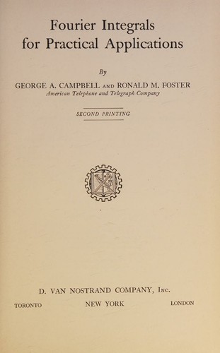 Fourier Integrals for Practical Applications