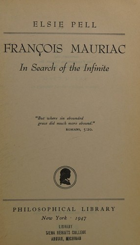 FRANCOIS MAURIAC