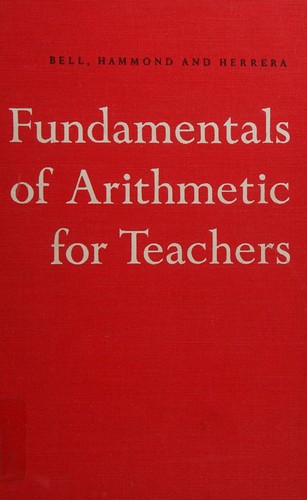 Fundamentals of arithmetic for teachers