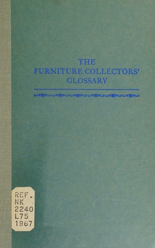 The furniture collector's glossary