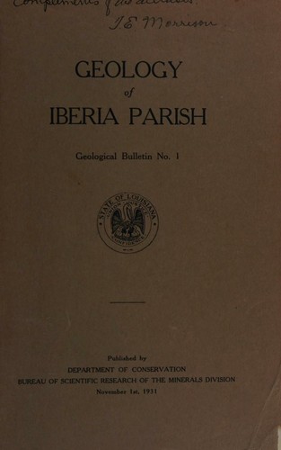 Geology of Iberia Parish