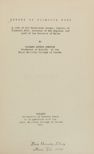 Gorges of Plymouth Fort
