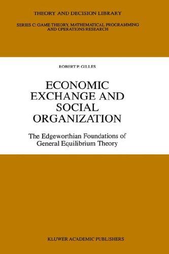 Economic exchange and social organization