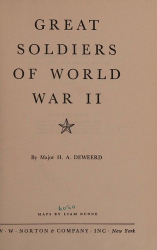Great soldiers of world war II