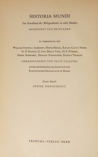 historia mundi