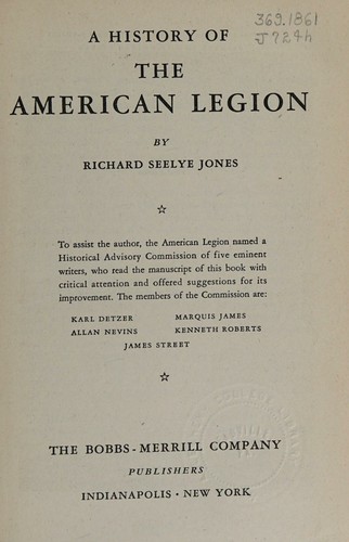 A History of the American Legion