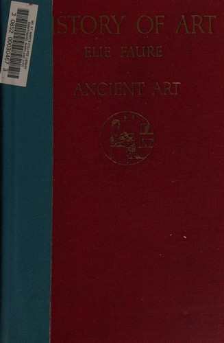 History of Art (Volume I : Ancient Art)