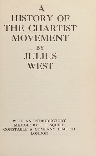 A History of the chartist movement