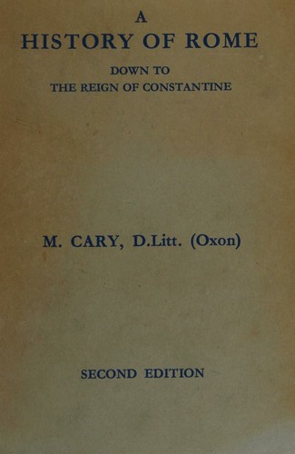 A history of Rome down to the reign of Constantine