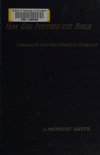 How God inspired the Bible
